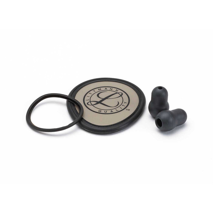 Gray 3M™ Littmann® Stethoscope Spare Parts Kit, Lightweight II S.E., Black