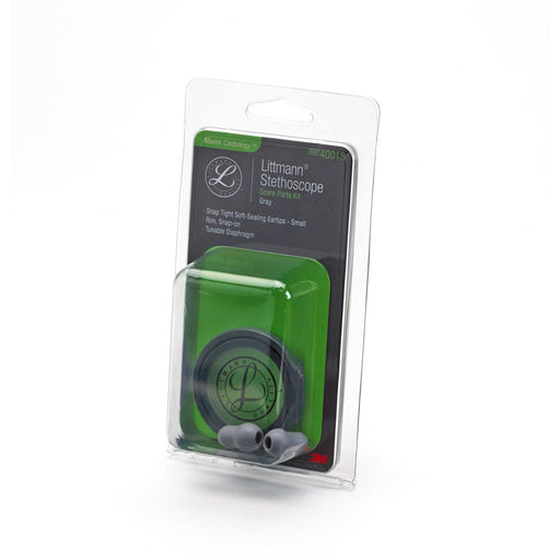 Dark Olive Green 3M Littmann Spare Parts Kit - Master Cardiology Stethoscopes - Grey