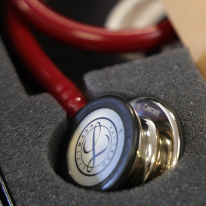 Dark Slate Gray Littmann Classic III Monitoring Stethoscope: Champagne & Burgundy 5864