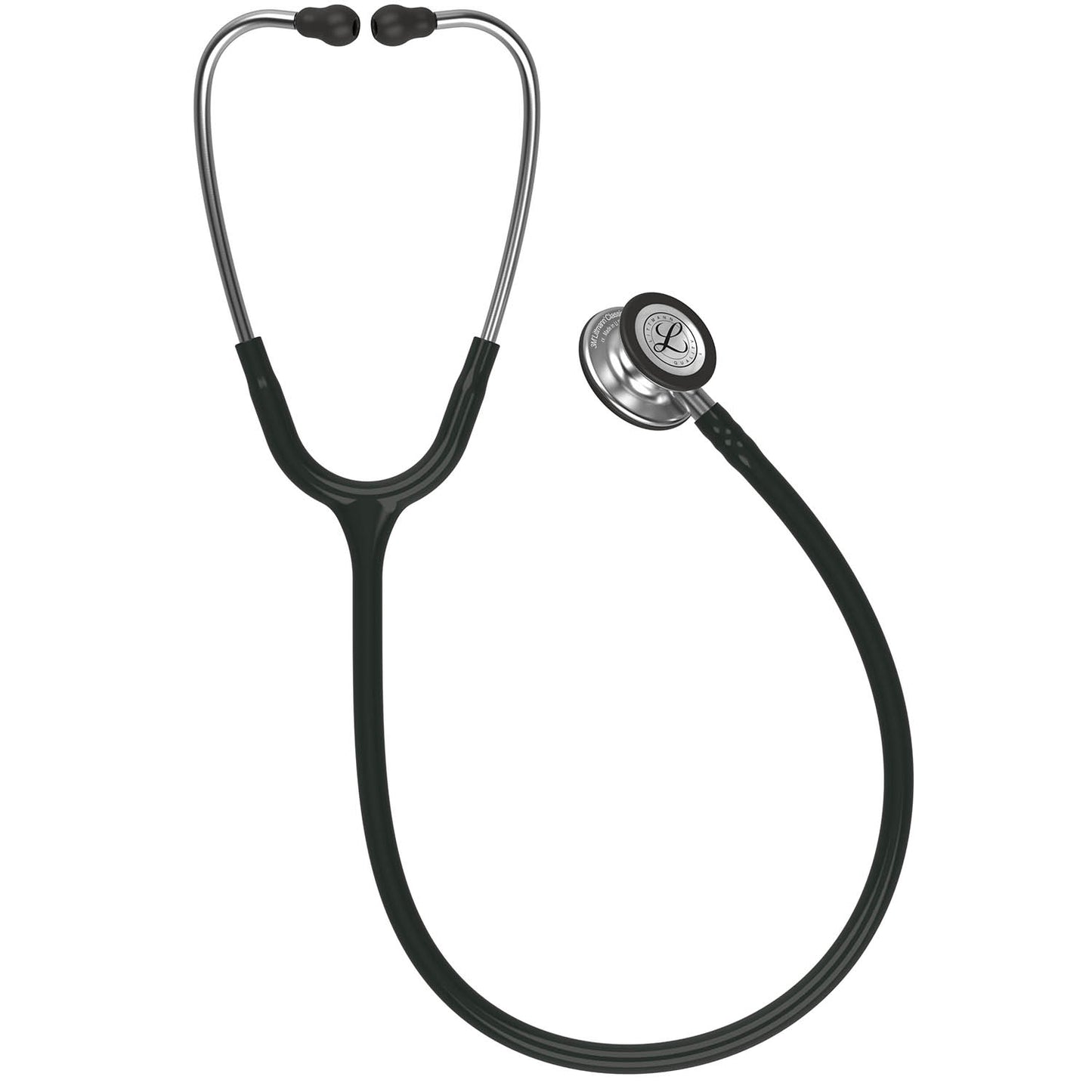 Dark Slate Gray Littmann Classic III Monitoring Stethoscope: Black Tube 5620