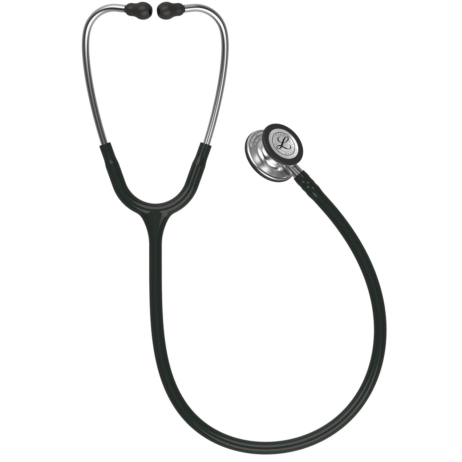 Dark Slate Gray Littmann Classic III Monitoring Stethoscope: Black Tube 5620