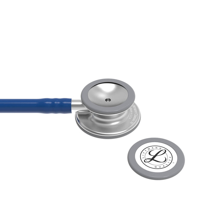 Dark Gray Littmann Classic III Monitoring Stethoscope: Navy Blue 5622