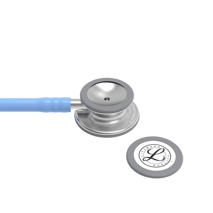 Dark Gray Littmann Classic III Monitoring Stethoscope: Ceil Blue 5630