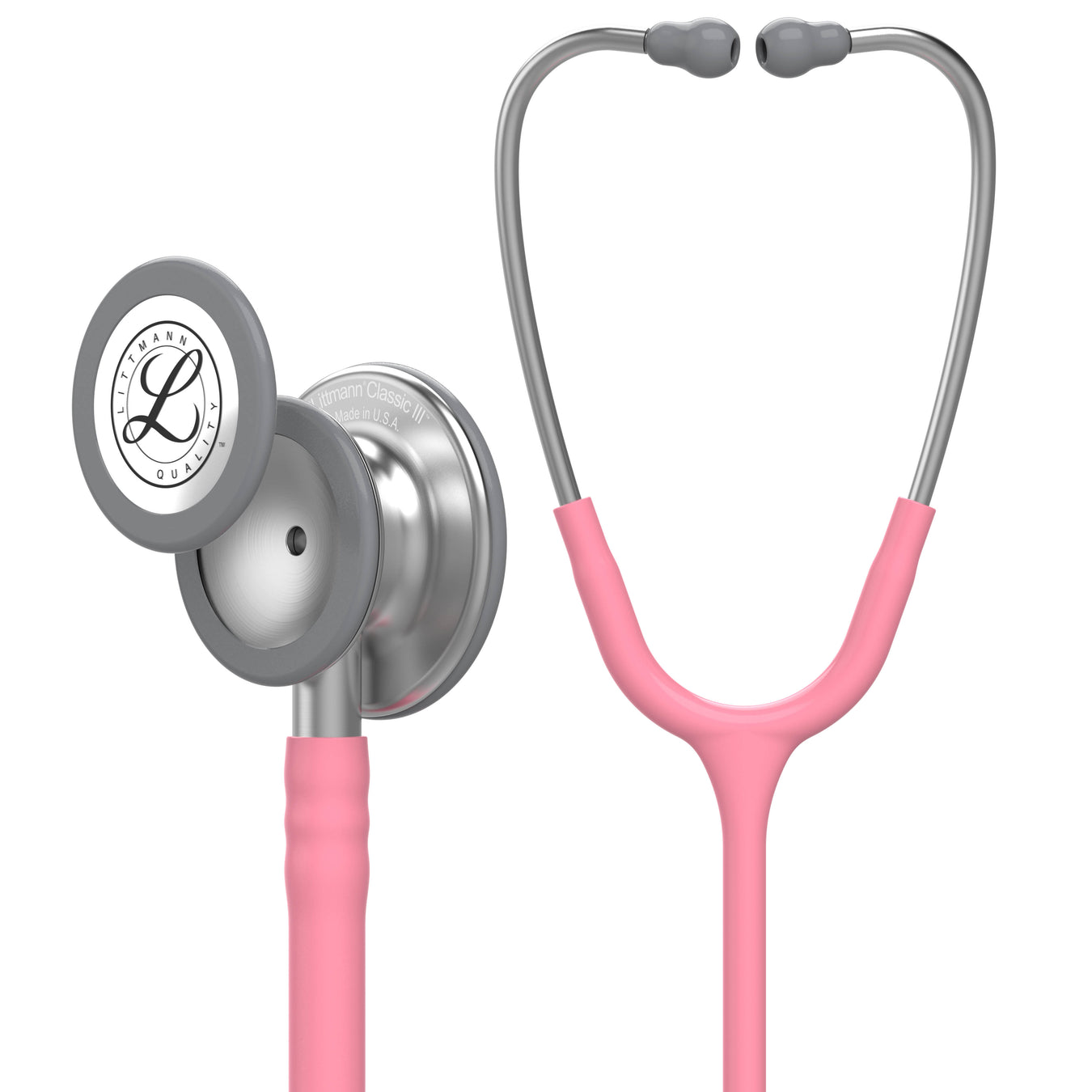 Rosy Brown Littmann Classic III Monitoring Stethoscope: Pearl Pink 5633