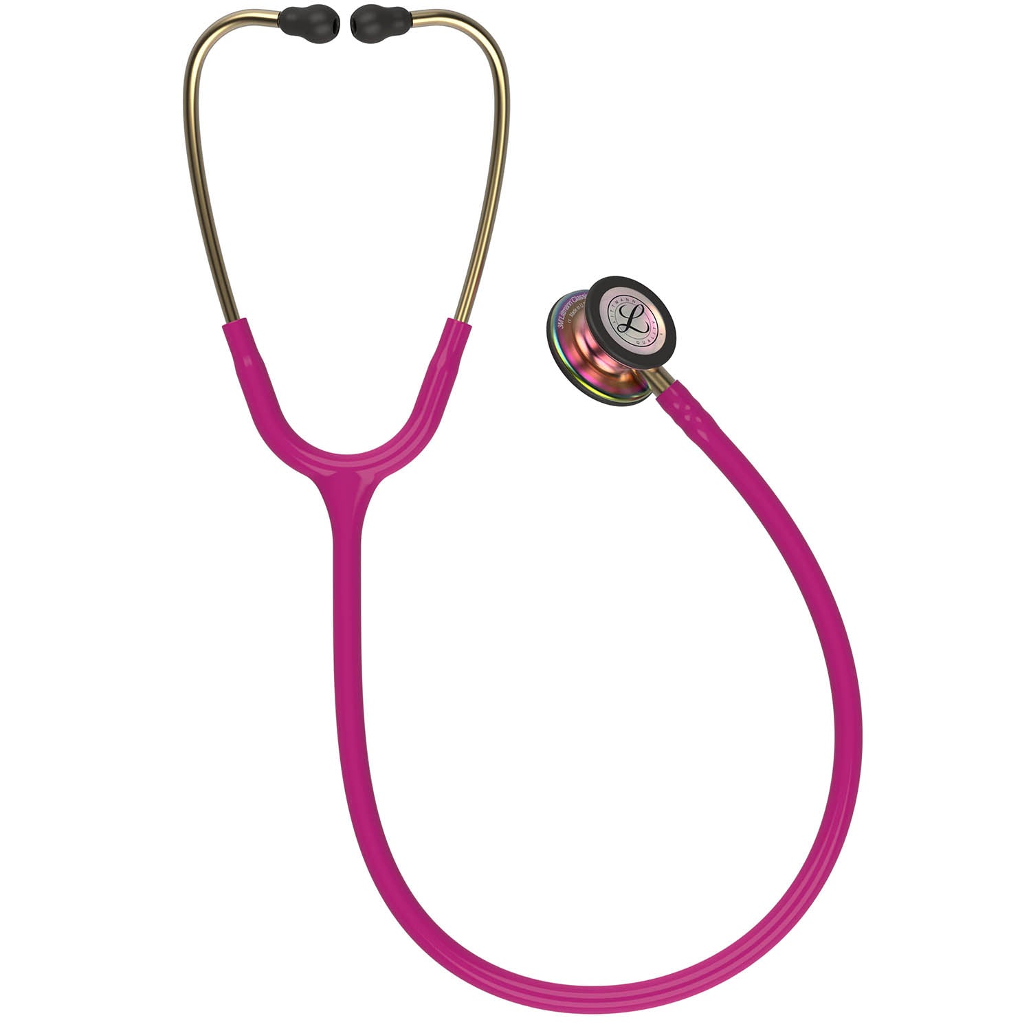 【新品】Littmann Classic III 聴診器 5806 ケース付 Littmann Classic III Monitoring Stethoscope: Raspberry Rainbow