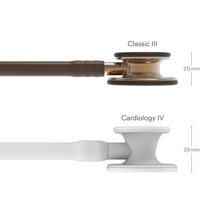 Gray Littmann Classic III Monitoring Stethoscope: Chocolate & Copper 5809