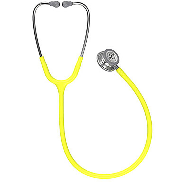 Yellow Littmann Classic III Monitoring Stethoscope: Lemon Lime 5839