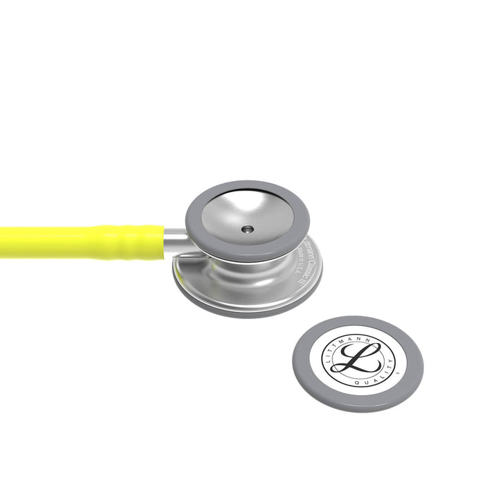 Dark Gray Littmann Classic III Monitoring Stethoscope: Lemon Lime 5839