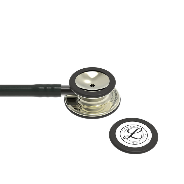 Gray Littmann Classic III Monitoring Stethoscope: Champagne & Black 5861