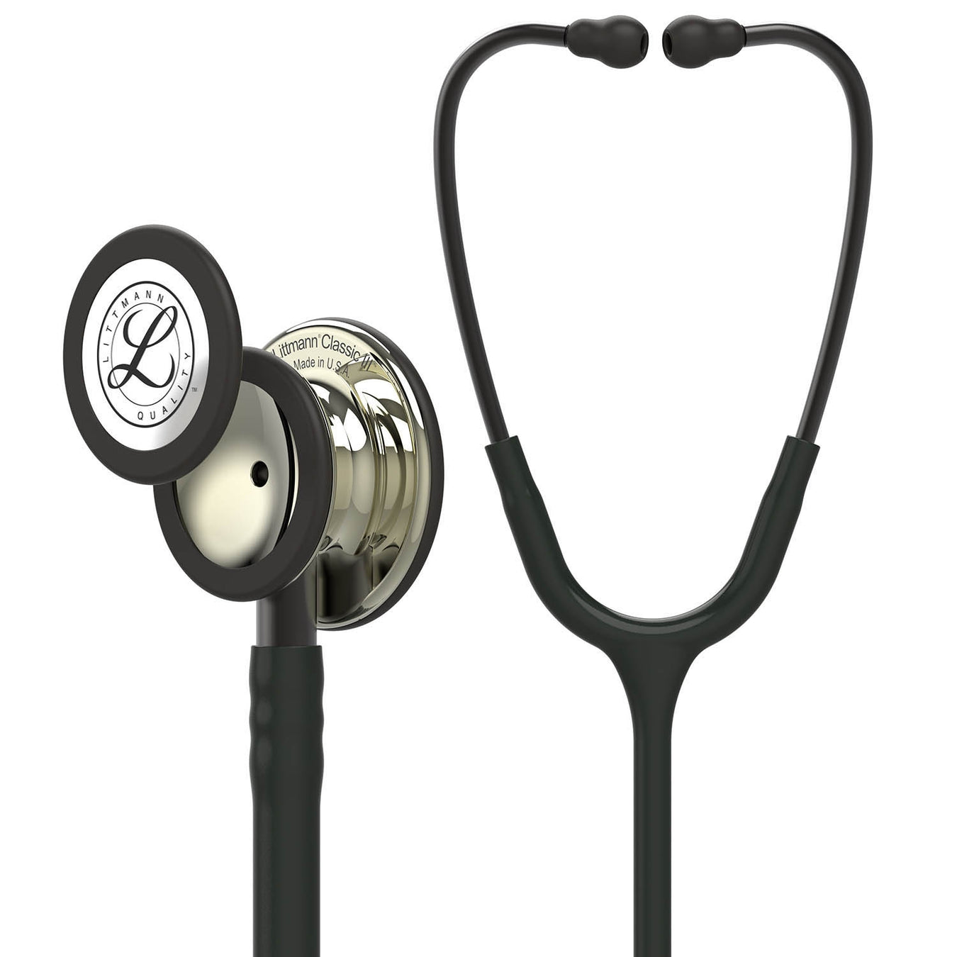 Dark Slate Gray Littmann Classic III Monitoring Stethoscope: Champagne & Black 5861