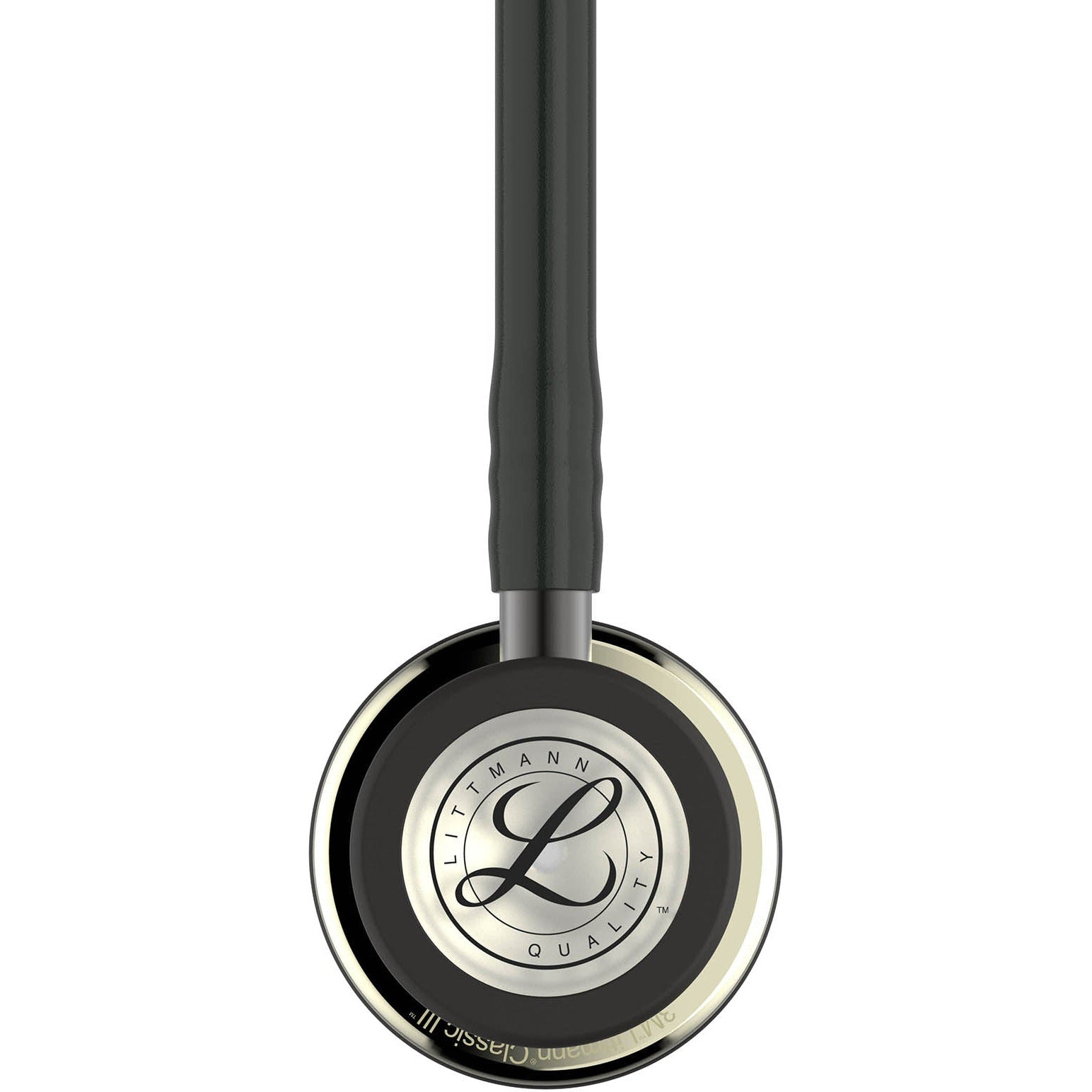 Light Gray Littmann Classic III Monitoring Stethoscope: Champagne & Black 5861