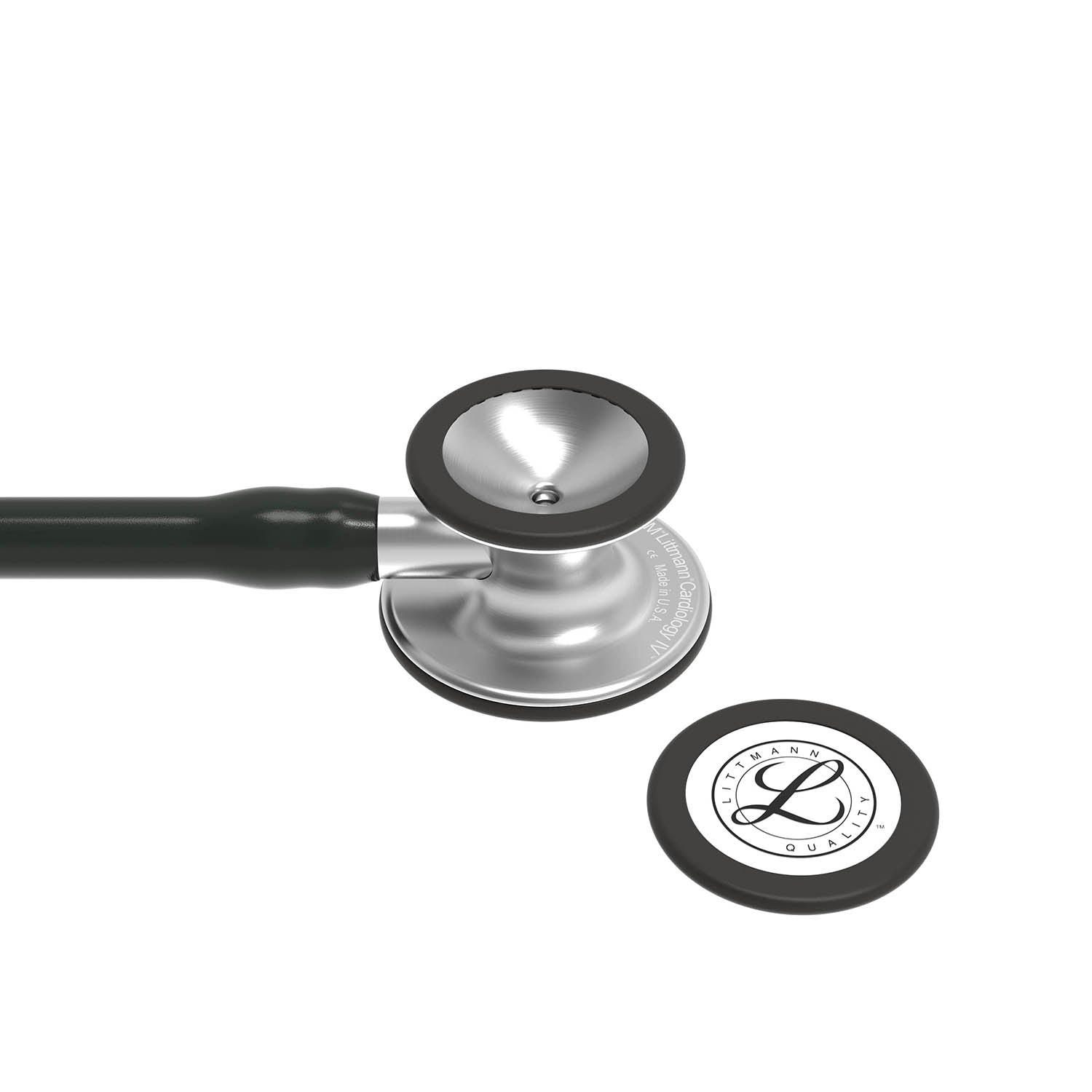 Dark Slate Gray Littmann Cardiology IV Diagnostic Stethoscope: Black 6152