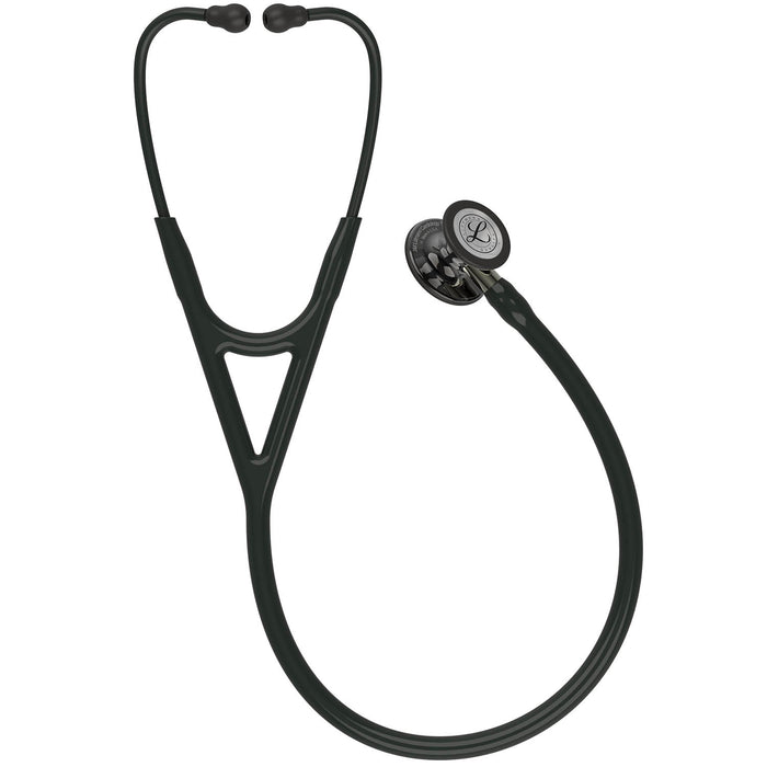 Dark Slate Gray Littmann Cardiology IV Diagnostic Stethoscope: Polished Smoke & Black - Champagne Stem 6204