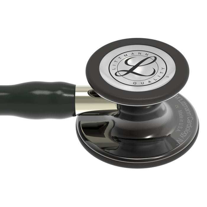 Dark Slate Gray Littmann Cardiology IV Diagnostic Stethoscope: Polished Smoke & Black - Champagne Stem 6204