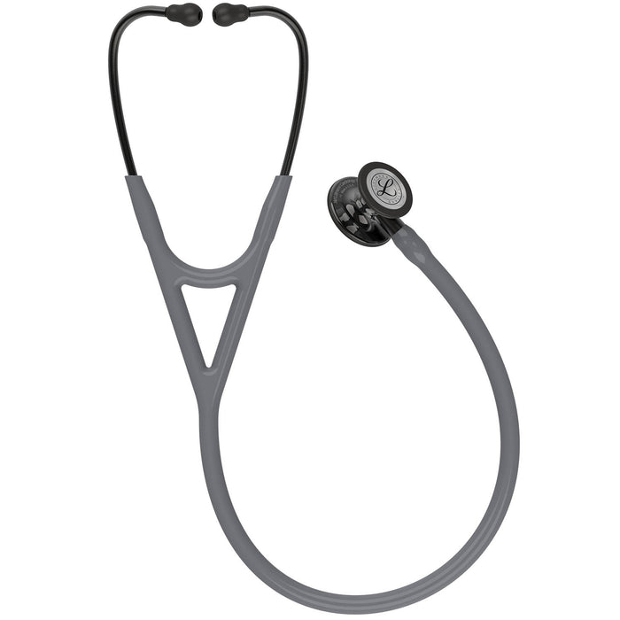 Dim Gray Littmann Cardiology IV Diagnostic Stethoscope: Smoke & Grey - Smoke Stem 6238