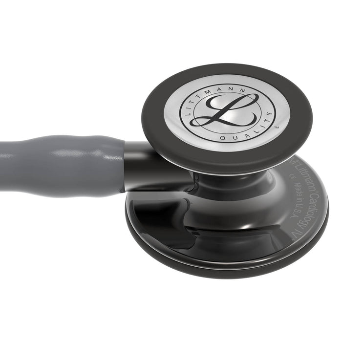 Dark Slate Gray Littmann Cardiology IV Diagnostic Stethoscope: Smoke & Grey - Smoke Stem 6238