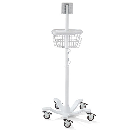 Light Gray Welch Allyn Roll Stand for Connex Spot Monitors