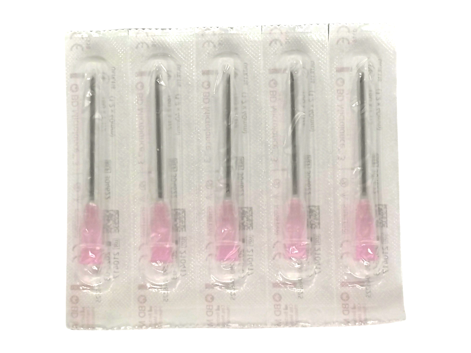 Light Gray BD Microlance™ Hypodermic Needle, 18 G pink, 40 mm, 1½" per 100