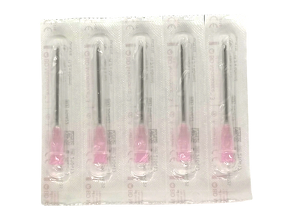 Light Gray BD Microlance™ Hypodermic Needle, 18 G pink, 40 mm, 1½" per 100