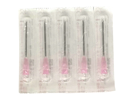 Light Gray BD Microlance™ Hypodermic Needle, 18 G pink, 40 mm, 1½" per 100
