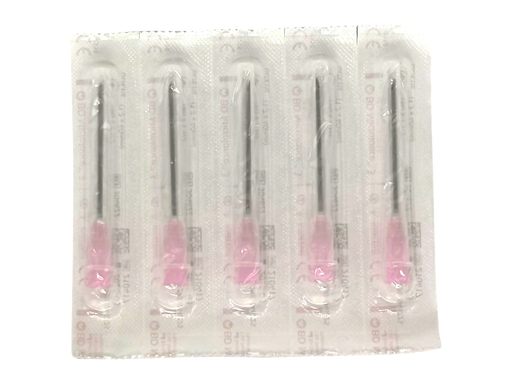 Light Gray BD Microlance™ Hypodermic Needle, 18 G pink, 40 mm, 1½" per 100