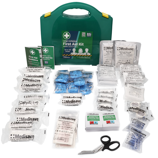Dark Slate Gray BS8599-1:2019 Workplace First Aid Kit - Large