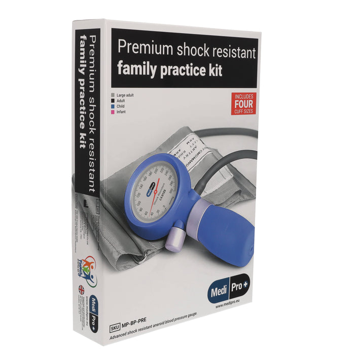 Dark Slate Gray Premium Family Practice Sphygmomanometer With Adult & Child Cuffs
