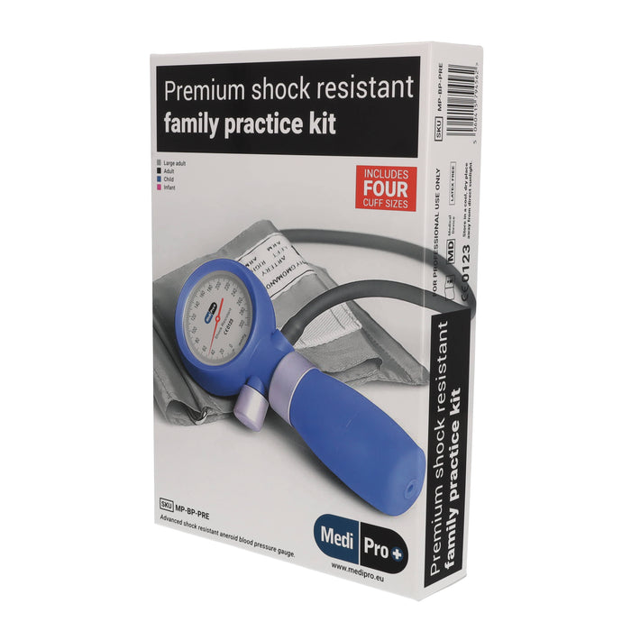 Dark Slate Gray Premium Family Practice Sphygmomanometer With Adult & Child Cuffs