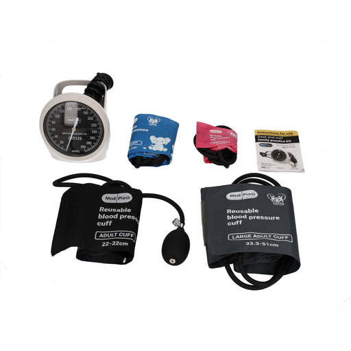 Gray Desk And Wall Sphygmomanometer With Adult & Child Cuffs