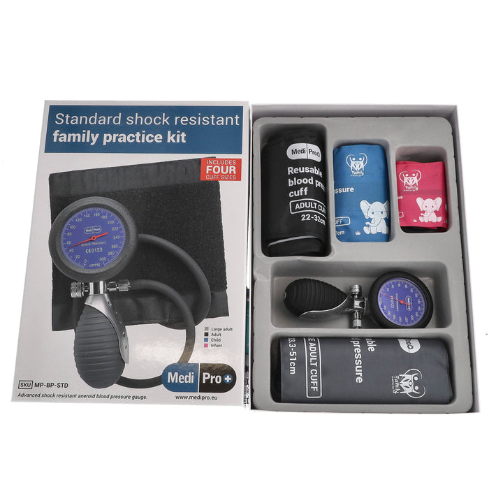 Dark Slate Gray Standard Family Practice Sphygmomanometer With Adult & Child Cuffs