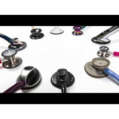 Black Littmann Classic II Infant Stethoscope: Raspberry Rainbow 2157