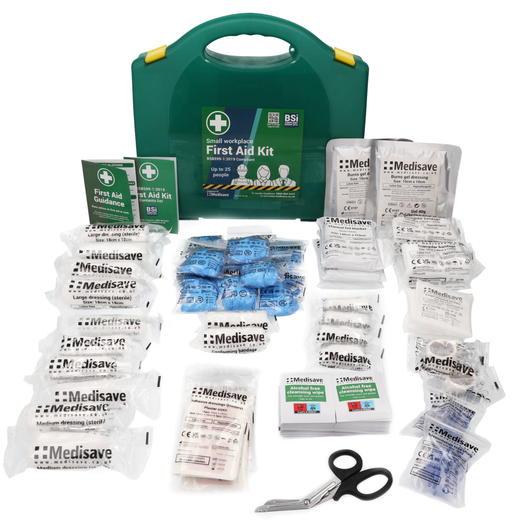 Dark Slate Gray BS8599-1:2019 Workplace First Aid Kit - Small