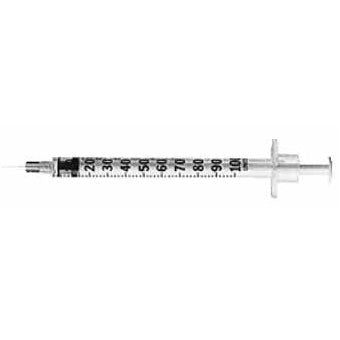 Light Gray BD Micro-Fine + 1ml, Insulin Syringe, U100, 0.33mm (29g) 12,7mm, Box of 100