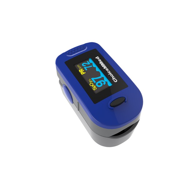 Dark Slate Blue ChoiceMMed MD300-D Finger Pulse Oximeter