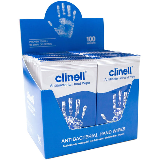 Lavender Clinell Antimicrobial Hand Wipes x 100
