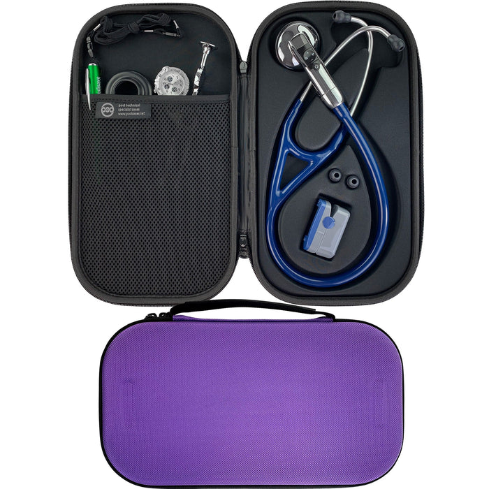 Dark Slate Gray Pod Technical Cardiopod II Stethoscope Case for all Littmann Stethoscopes - Purple