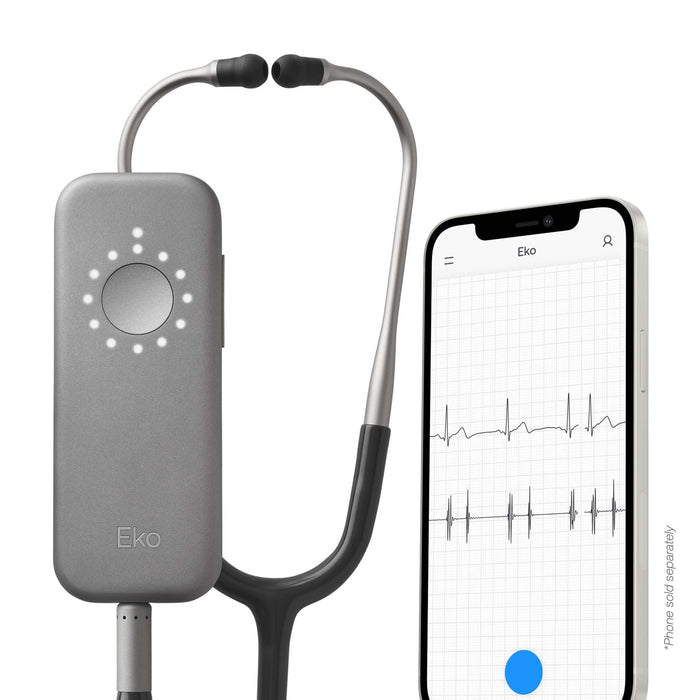 Light Slate Gray Eko DUO Portable ECG + Digital Electronic Stethoscope [Bluetooth]