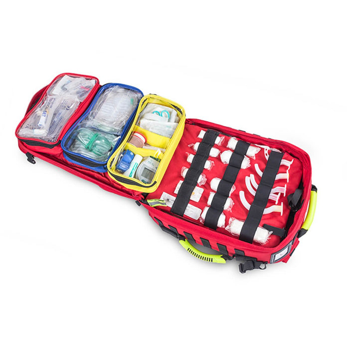 Dark Slate Gray Elite Bags Rescue Tactical Backpack - Polyamide- Red