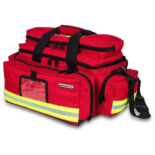 Black Elite Large Capacity Emergency Bag - Red