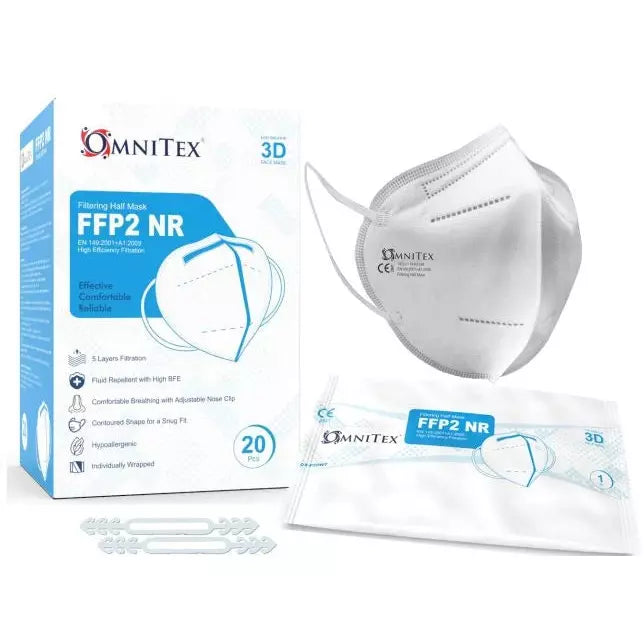 Lavender FFP2 Masks x 20 - White Masks