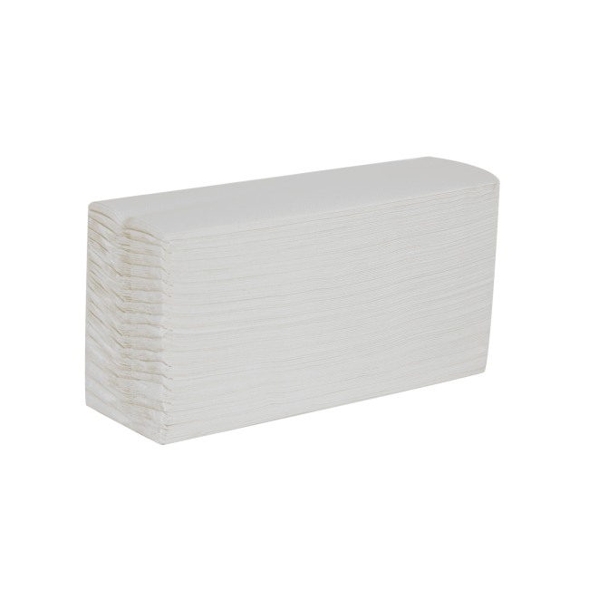 Light Gray Optimum Professional White Z-Fold Hand Towel 2Ply x 3000