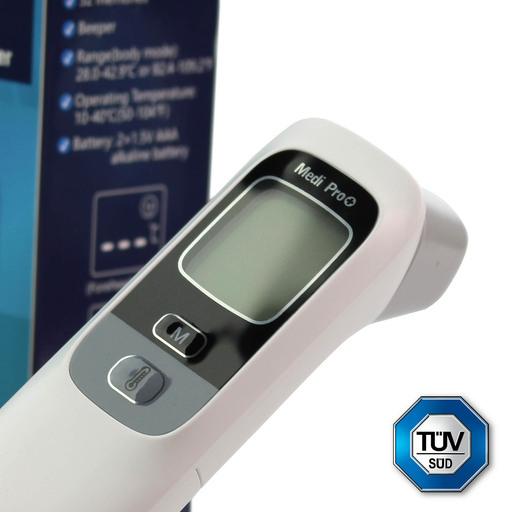 Light Gray Non-Contact Forehead Infrared Digital Thermometer