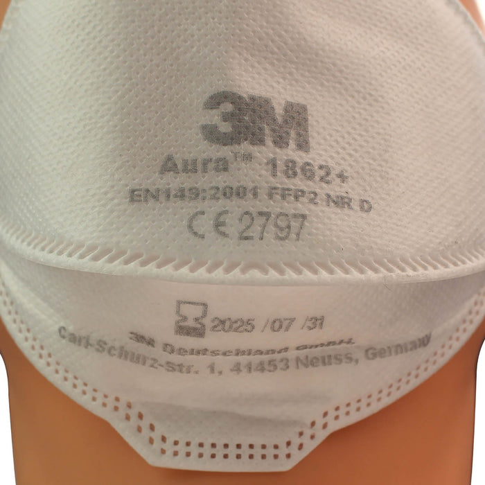 Rosy Brown 3M™ 1862+ Aura™ FFP2 [+IIR] Healthcare Respirator Mask x 20