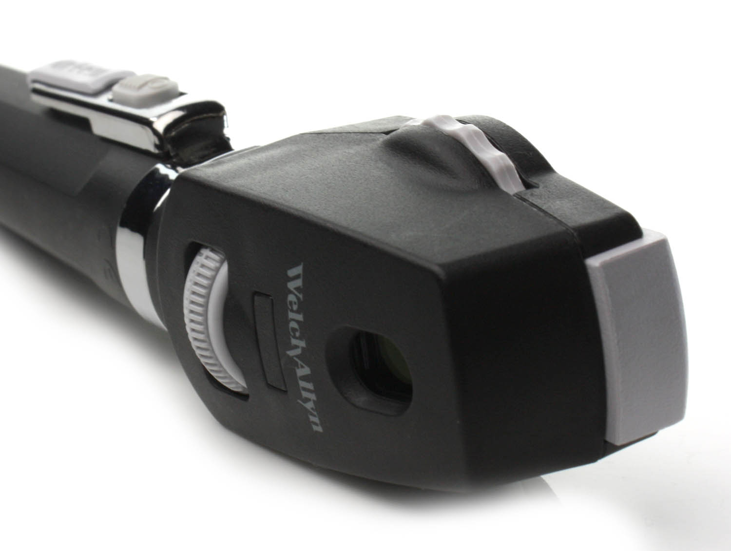 Dark Slate Gray Welch Allyn Pocket Plus LED Ophthalmoscope - Black with Handle & Soft Case