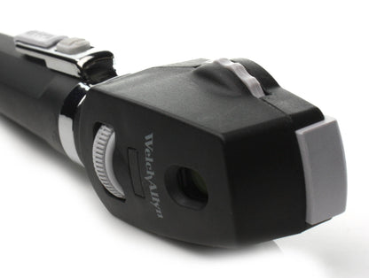 Dark Slate Gray Welch Allyn Pocket Plus LED Ophthalmoscope - Black with Handle & Soft Case