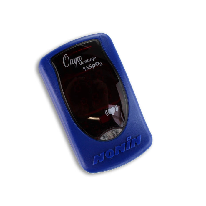 Black Nonin Onyx Vantage 9590 Finger Oximeter - Blue