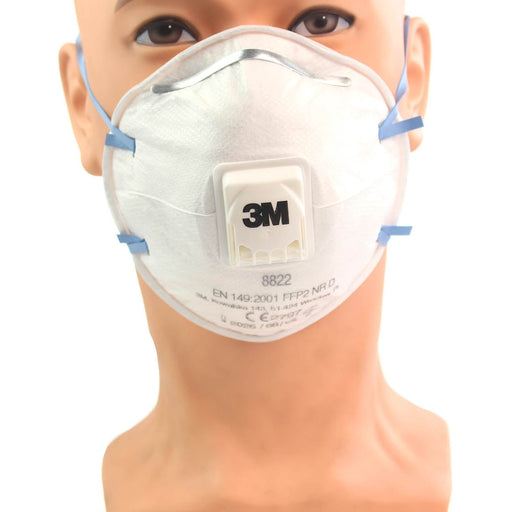 Wheat 3M™ Disposable Respirator Face Mask FFP2 - 8822 - Box of 10