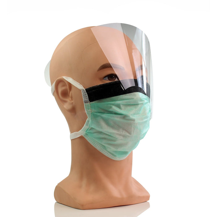 3M™ TieOn, High FluidResistant Surgical Mask with Face Shield Type