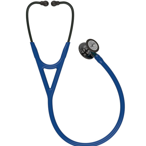 Dark Slate Blue Littmann Cardiology IV Stethoscope – Navy Tube – Blue Stem – Polished Smoke Chest Piece - 6202