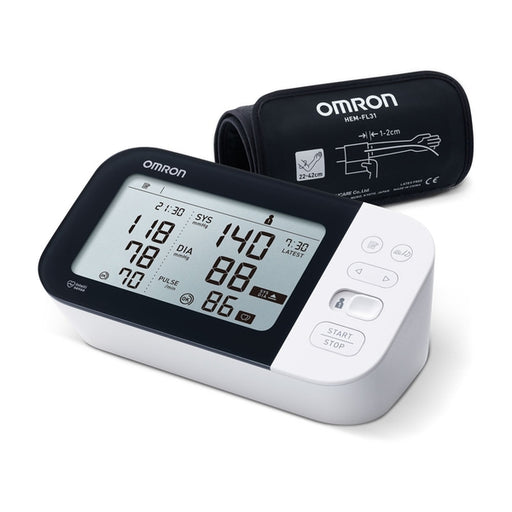 Black Omron M7 Intelli IT 360 Degree Accuracy Connected Upper Arm Blood Pressure Monitor